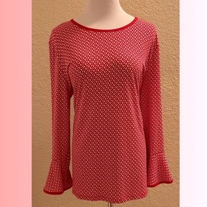 💫LIKE NEW💫 Michael Kors Floral Flare Sleeve Top